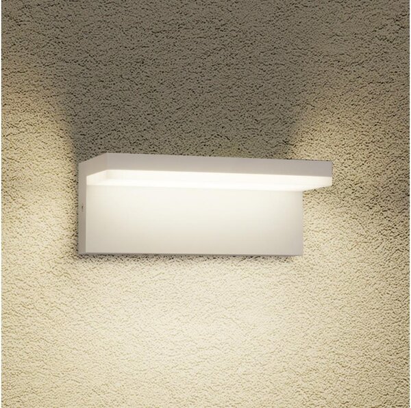 Brilagi - LED Venkovní nástěnné svítidlo TESSI LED/10W/230V bílá IP54