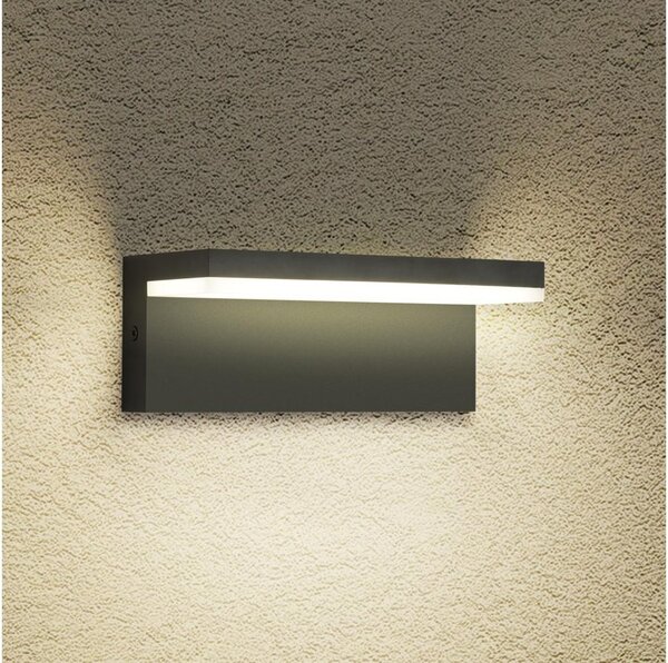 Brilagi - LED Venkovní nástěnné svítidlo TESSI LED/10W/230V černá IP54