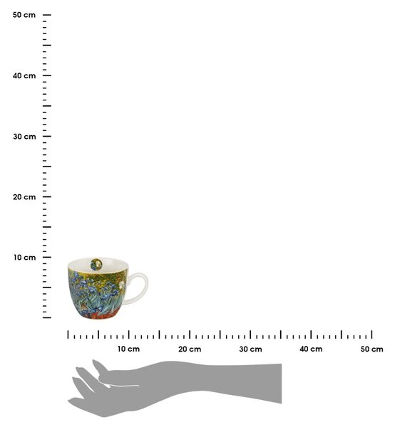 Porcelánový hrnek Van Gogh Irises 460 ml