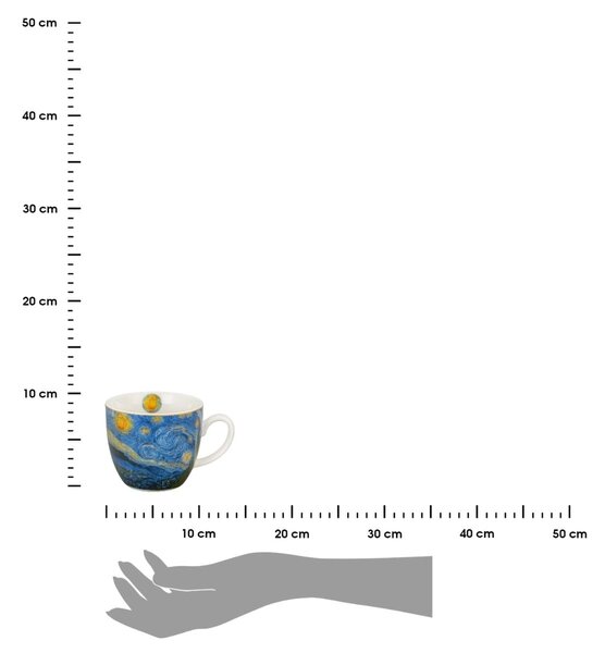 Porcelánový hrnek Van Gogh Starry Night 460 ml