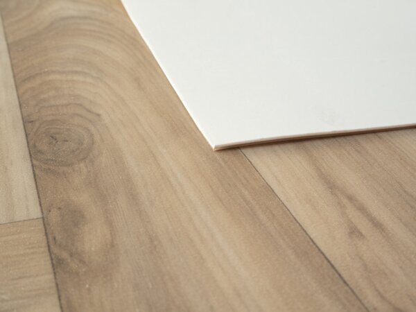 Beaulieu International Group, PVC podlaha - lino Master X 2969, na míru, šíře 2m, hnědá, pvc, chodba / předsíň