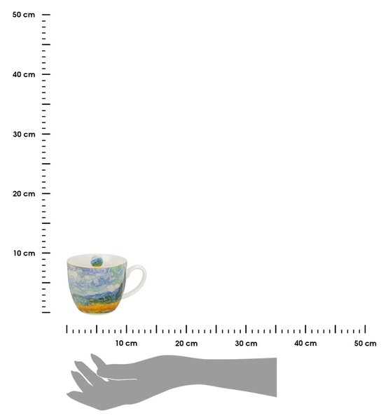 Porcelánový hrnek Van Gogh Wheat Field 460 ml