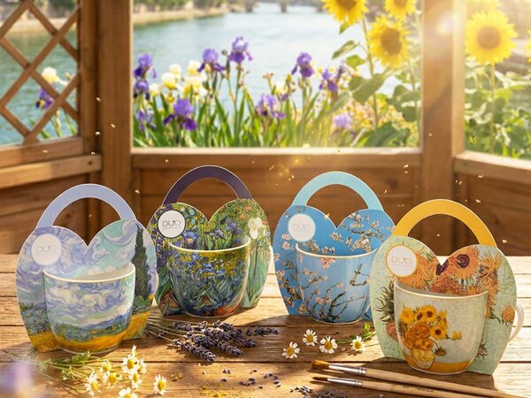 Porcelánový hrnek Van Gogh Sunflowers 460 ml