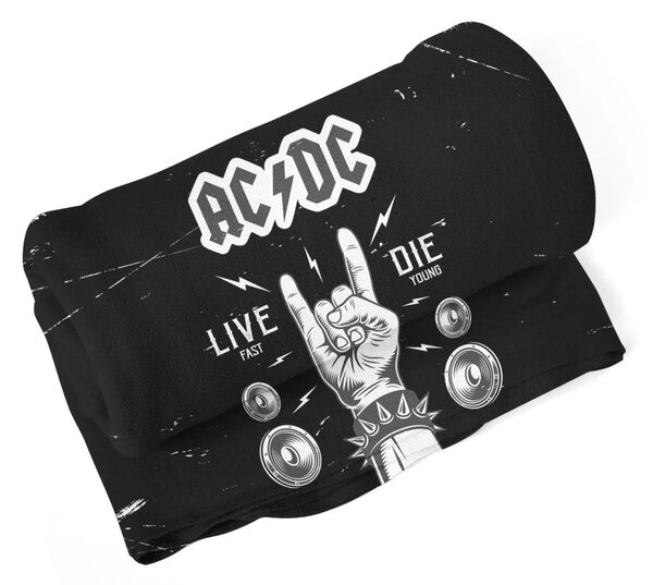Sablio Deka ACDC Live fast, die young - 150x120 cm