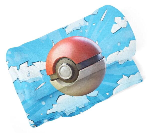 Sablio Deka Pokemon ball Obloha - 150x120 cm