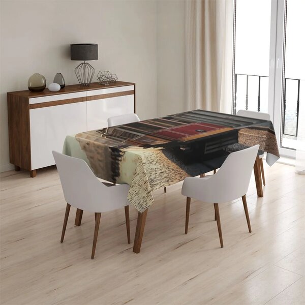 Sablio Ubrus Historická červená tramvaj - 90x90 cm