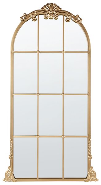 Zrcadlo NOIDAN 66 cm 124 cm Kov Zlatá