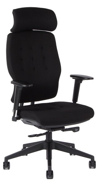 Kancelářská ergonomická židle SELENE — více barev Černá F91