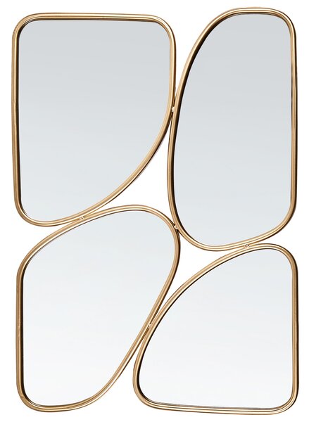 Zrcadlo DIANCEY 70 cm 100 cm Kov Zlatá