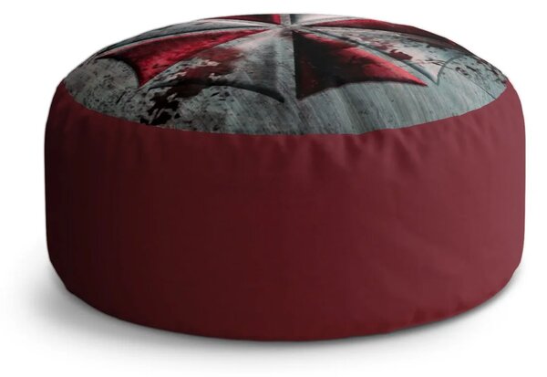 Sablio Taburet Circle Resident Evil Umbrella Corporation Steel: 38x48 cm