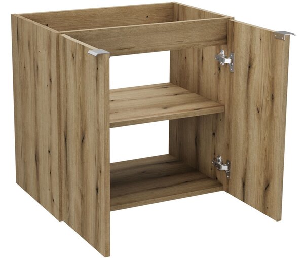 Koupelnová skříňka pod umyvadlo NOVA OAK police 60 cm