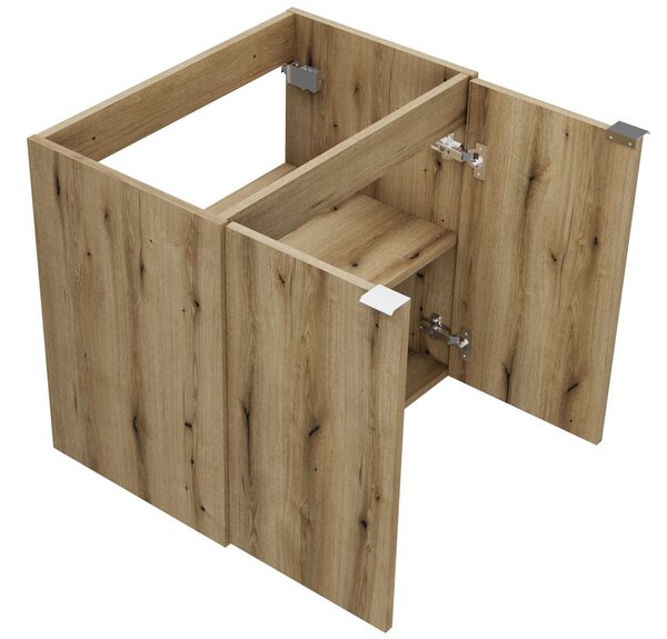 Koupelnová skříňka pod umyvadlo NOVA OAK police 60 cm