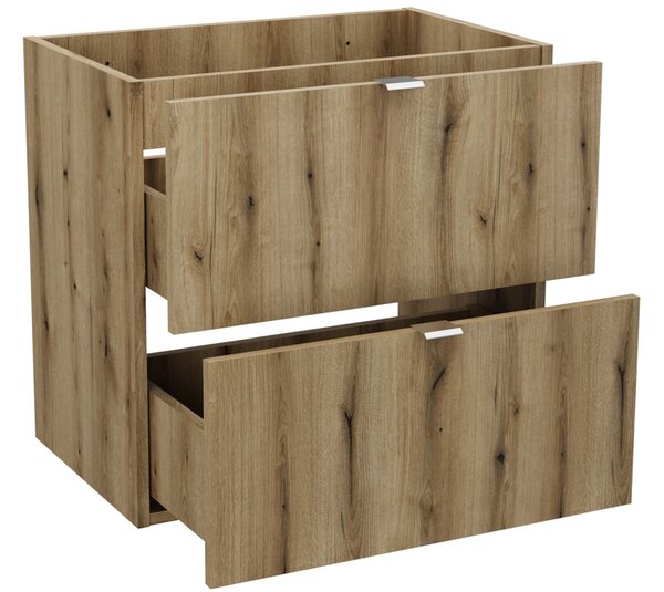 Koupelnová skříňka pod umyvadlo NOVA OAK šuplíky 60 cm