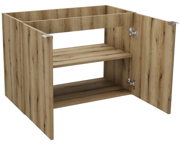 Koupelnová skříňka pod umyvadlo NOVA OAK police 80 cm