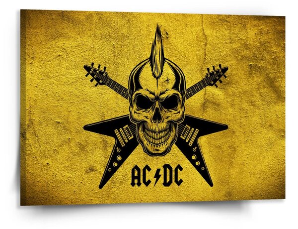 Sablio Obraz ACDC Lebka - 150x110 cm