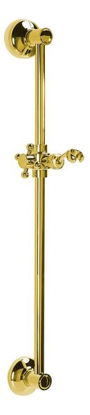 SAPHO ANTEA sprchová tyč, posuvný držák, 670mm, zlato SAL0035