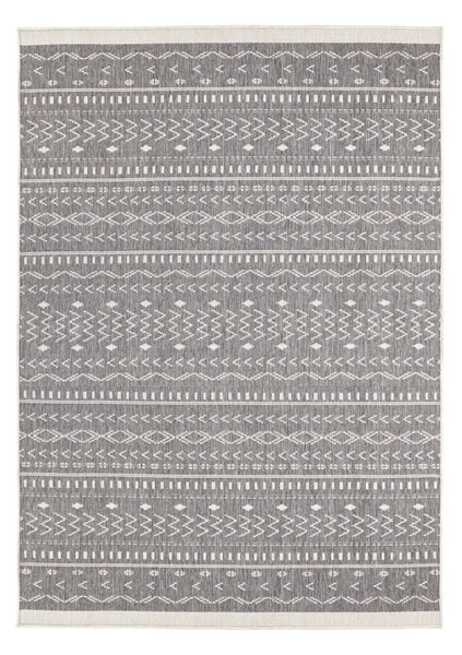 NORTHRUGS - Hanse Home koberce Kusový koberec Twin Supreme 103437 Kuba grey creme – na ven i na doma - 80x350 cm