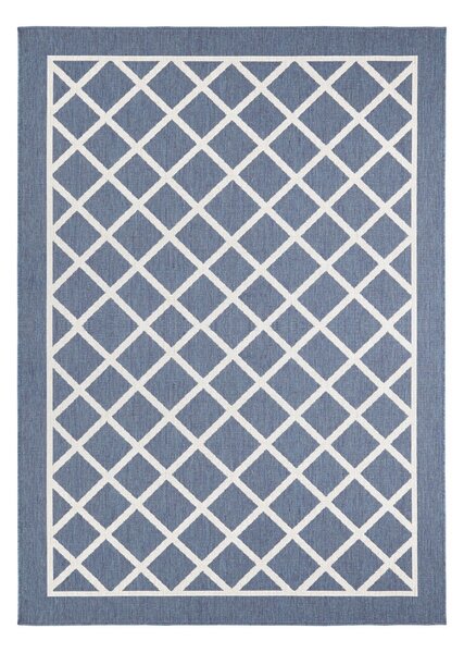 NORTHRUGS - Hanse Home koberce Kusový koberec Twin Supreme 103426 Sydney blue creme – na ven i na doma - 80x250 cm