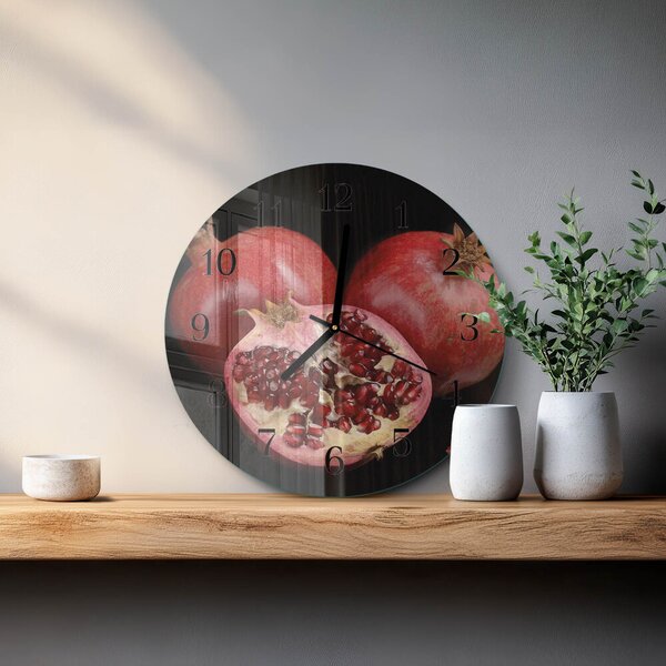 Skleněné nástěnné hodiny Granát zsoc-fi30-00177431