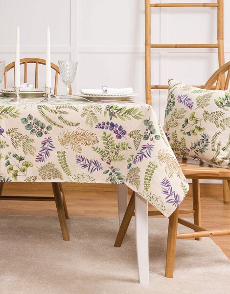 Gobelínový povlak Green Leaves Polyester/ Akryl/ Bavlna 45/45