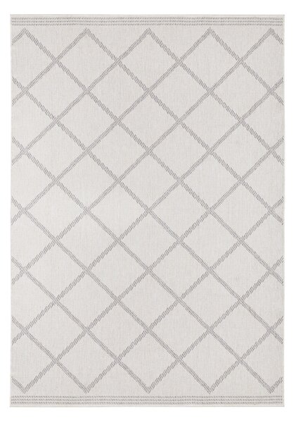 NORTHRUGS - Hanse Home koberce Kusový koberec Twin Supreme 103760 Corsica Grey/Cream – na ven i na doma - 80x250 cm