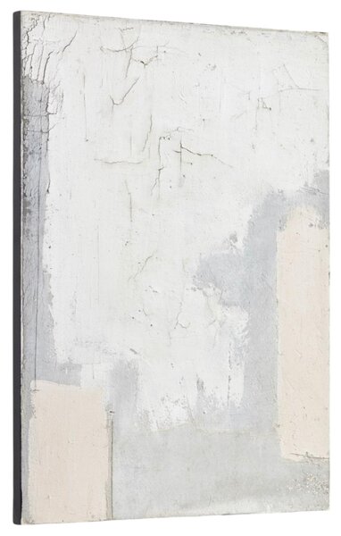 Šedo bílý abstraktní obraz Kave Home Tayla 70 x 50 cm