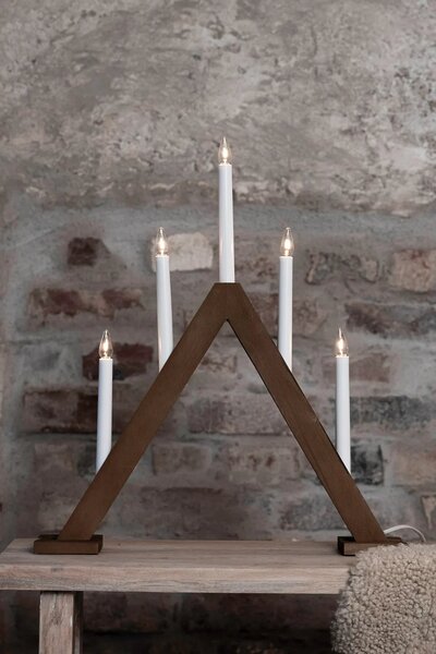 MAR 706223 Ariele dřevěný adventní svícen 47 cm - Markslöjd