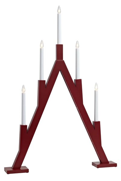 MAR 703836 Bjurfors červený vánoční svícen 77 cm - Markslöjd