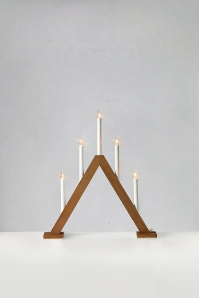 MAR 706223 Ariele dřevěný adventní svícen 47 cm - Markslöjd