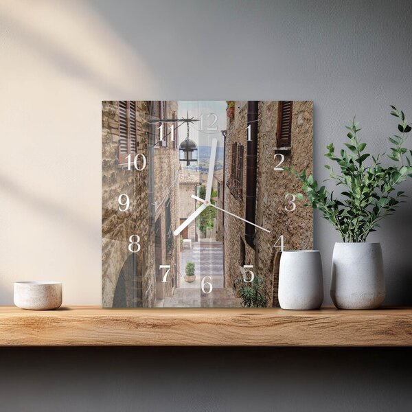 Skleněné hodiny Avenue zskb-30x30-00086683