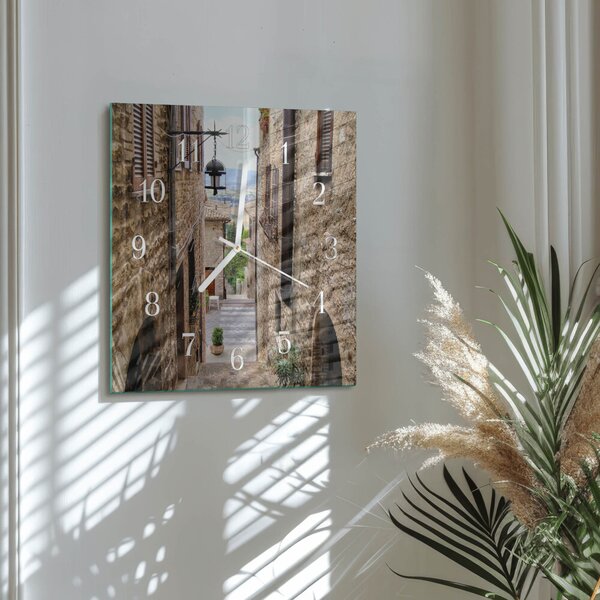 Skleněné hodiny Avenue zskb-30x30-00086683