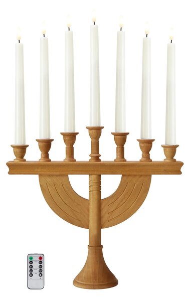 MAR 706321 Torpa hnědý adventní svícen na baterie - Markslöjd
