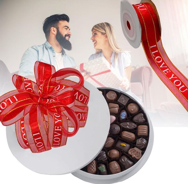 Dekorativní stuha - I love you
