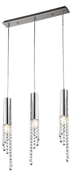 LED Lustr na lanku DUERO 3xLED/3W/230V