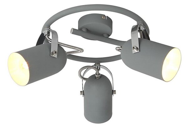 Bodové svítidlo GRAY 3xE14/40W/230V