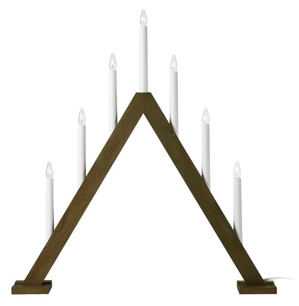 MAR 706227 Ariele adventní svícen tmavá hnědá 54 cm - Markslöjd