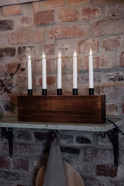 MAR 706217 Albero hnědý adventní svícen 41 cm - Markslöjd