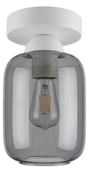 BRILAGI - LED Stropní svítidlo R GLASS 1xE27/60W/230V pr. 14 cm bílá/kouř šedá