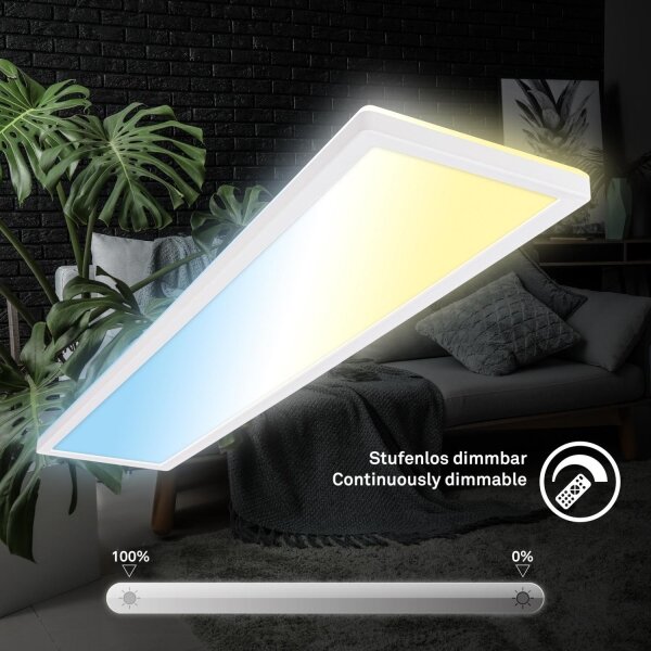 Briloner 7533-016 -LED Stm přisaz panel TAVA LED/36W/230V 2700-6500K 98x20 cm+DO