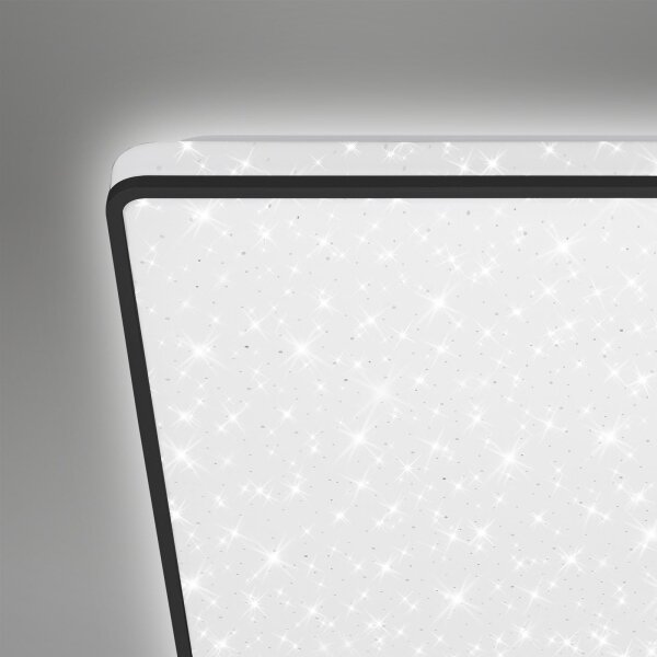 Briloner 3748-415 - LED Stropní svítidlo STAR SKY LED/15W/230V 27x27 cm černá