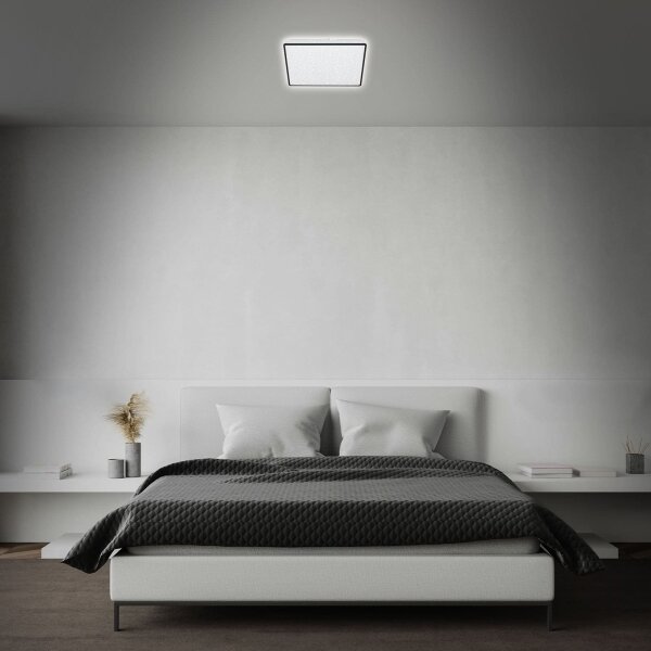 Briloner 3748-415 - LED Stropní svítidlo STAR SKY LED/15W/230V 27x27 cm černá