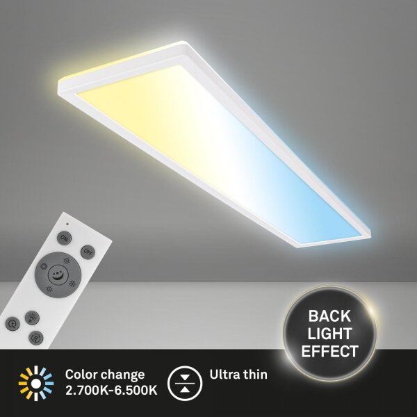 Briloner 7533-016 -LED Stm přisaz panel TAVA LED/36W/230V 2700-6500K 98x20 cm+DO