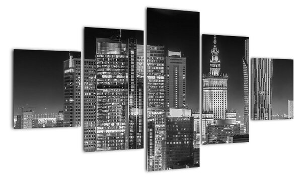 Noční New York, obrazy (125x70cm)