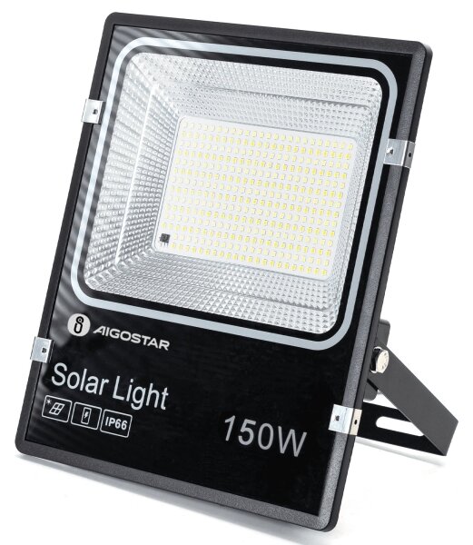Aigostar-LED Solární reflektor LED/150W/3,2V 3000mAh 3000K/4000K/6500K IP66 + DO