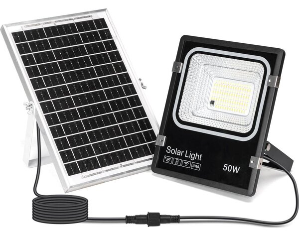 Aigostar -LED Solární reflektor LED/50W/3,2V 1200mAh 3000K/4000K/6500K IP66 + DO