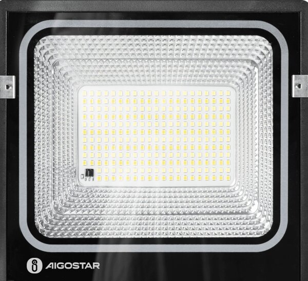 Aigostar-LED Solární reflektor LED/100W/3,2V 2000mAh 3000K/4000K/6500K IP66 + DO