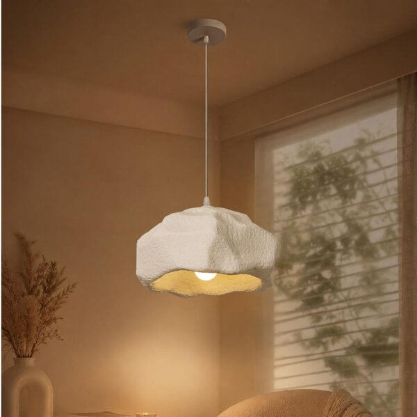 BRILAGI - Lustr na lanku WABI SABI 1xE27/60W/230V pr. 30 cm bílá