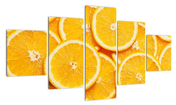 Plátky pomerančů - obraz (125x70cm)