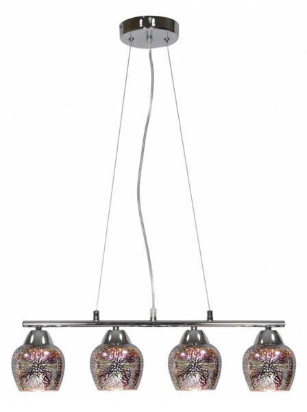 Lustr na lanku SIRIUS 4xE27/60W/230V
