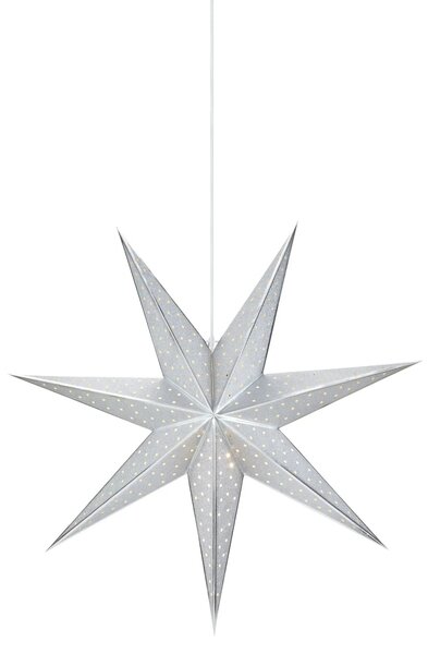 MAR 705788 Glitter stříbrná závěsná hvězda 75 cm - Markslöjd